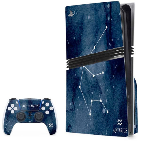 Aquarius Constellation PlayStation PS5 Skins